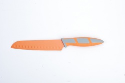 - RV2223 6.5 Inch Non-stick Santoku Knife - Orange
