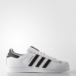 Adidas Men&apos S Superstar White-black - Size 7