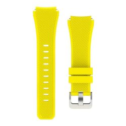 Killer Deals Silicone Strap For Samsung Gear S3 Frontier M l - Yellow Strap Only Watch Excluded