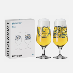 Ritzenhoff Brauchzeit Pilsner Beer Glass Set 3