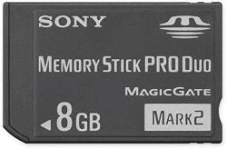 Sony 8 Gb Memory Stick Pro Duo Flash Memory Card MSMT8G