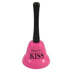 Call Bell 'ring For A Kiss' - Adult Novelty Party Toys And Gift Pink