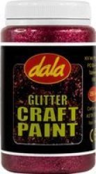 Dala Craft Glitter Paint 250ML Fuschia
