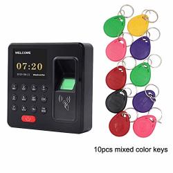 BSTUOKEY Fingerprint Rfid Access Control System Smart Door Lock Electronic Gate Electric Magnetic Biometric Password Lock Access Control And 10 Color Keys