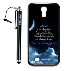 Bestelec Live Quotes For Samsung Galaxy S4 I9500 Case Hard Plastic For Samsung Galaxy S4 I9500 Case