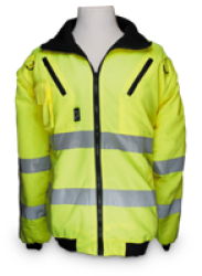 BUNNY Reflective Jacket With Zip Off Sleeves - Lime