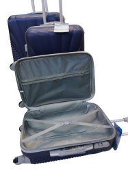 Special Set Of 3 Suitcases Travel Trolley Luggage Abs With Universal Wheels