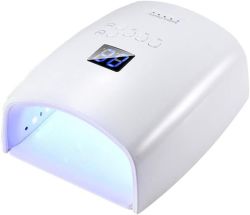 Upgraded Premium Cordless Uv led Nail Lamp Rechargeable 66W - White.