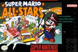 Pyramid America Laminated Super Mario All Stars Super Nintendo Nes Game Series Box Art Yoshi Luigi Princess Sign Poster 12X18 Inch