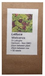 Heirloom Veg Seeds - Lettuce - Misticanza