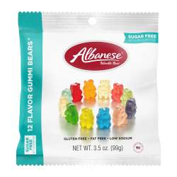 Albanese 12 Flavour Gummi Bears Sugar-free 99G