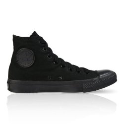 Converse Men's Chuck Taylor All Star Monochrome High Black Sneaker