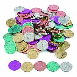 Fun Express I Was Caught Being Good Plastic Coins- Bulk 144 Piece -classroom Incentives-teacher Supplies