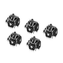 Tihebeyan 5PCS 3D Controller Joystick Axis Analog Sensor Module Replacement Compatible With Sony Playstation 4 PS4