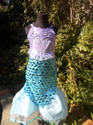 Mermaid Costume For Girls - Age 4-5