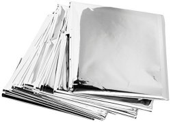 Emergency Mylar Thermal Blankets Pack Of 50