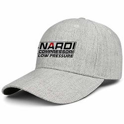 Mens Women's Warm Wool Flat Cap Styles Grey Nardi-compressori-car-logo- Relaxed Cricket Hat