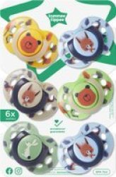 Tommee Tippee Ecomm Fun Boy Soother 6-18M 6 Pack