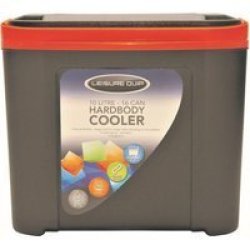Leisure Quip 10L Cooler Box - Black orange