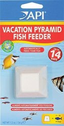 Api Vacation Pyramid Fish Feeder 14-DAY 1.2-OUNCE Automatic Fish Feeder