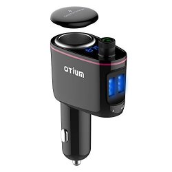 FM Transmitter cigarette Lighter Socket usb Car Charger Three-in-one Otium S06 Bluetooth Car Adapter Wireless Audio Radio Receiver Music Tuner Modulator Car Kit With MIC Hands