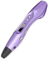 Scribbler 3D Pen V3 New Awesome Design Model Printing Drawing 3D Pen With LED Screen Different Colors Purple