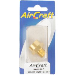 AirCraft Reducer Brass 1 4X3 8 M f 1PC Pack