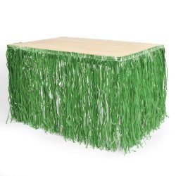 Artificial Grass Tropical Green Table Skirt