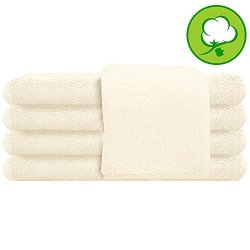 White Salon Towel 100% Cotton 16"X27". Hand Towel- 1 Dozen