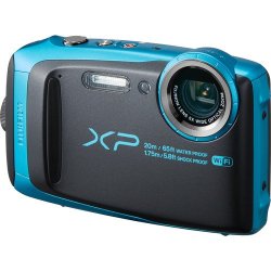 Fujifilm XP120 Underwater Digital Camera - Sky Blue