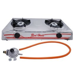 Red-hart - 2 Burner Stainless Steel Gas Stove