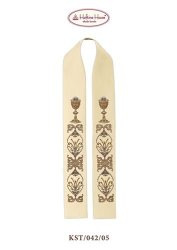 Chalice & Ornate Scrolls - Stole In All Liturgical Colours
