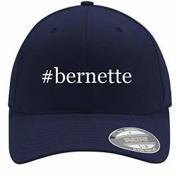 Bernette - Adult Men's Hashtag Flexfit Baseball Hat Cap Dark Navy Small medium