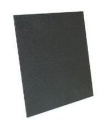 ABS Black Plastic Sheet 1/8 x 24 x 48” Textured 1 Side Vacuum Forming