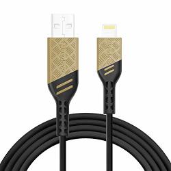 Basacc Apple Mfi Certified 3.3FT Lightning To USB Heavy Duty Tough Cable Viper Series Tangle-free Tough-braided For Sync charge Iphone X xr xs xs MAX 8 7 6S Ipad Pro 10.5" 12.9" IPAD