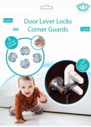 Door Lever Locks Child Proof Doors Cabinets & Handles Baby Proof Kit Corner Guards By Zen Products