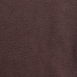 Mongolian Plush Fleece Plain Chocolate Fabric