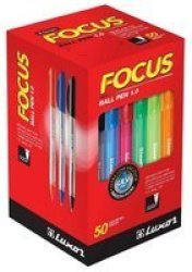 Focus Icy Ball Point Pen 1.0MM Red Box 50& 39 S