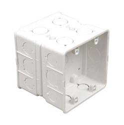 Lesco Clusterloc - Square 2 X Wall Box