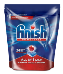 Finish Auto Dishwashing All In One Max Tablets Lemon 24'S