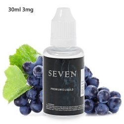 Seven Grape Flavor E-juice E-liquid E Cigarette E-juice - 30ML 3MG Transparent