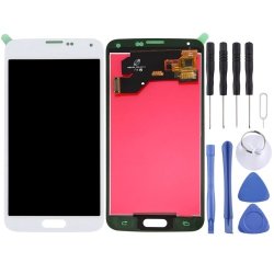 Silulo Online Store Lcd Screen Tft + Touch Panel For Galaxy S5 G900 G900F G900I G900M G900A G900T G900W8 G900K G900L G900S White