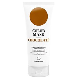 KC Professional Color Mask Chocolate Reconstructive Treatment - Toning Conditioner For Brown Color Treated Hair - Warm Brown Toning Treatment 6.76 Oz -
