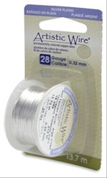 Artistic Wire 28-GAUGE Tarnish Resistant Silver Wire 15-YARD