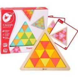 Triangle Mosaic Set With Cards 67 Piece