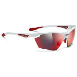 Rudy Project Sports Sunglasses Rudy Project SP233869-000E Stratofly White Gloss Multilaser Red Sunglasses