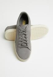 PUMA Select Suede Classic Blanket Stitch - 36890301 - Charcoal Gray-whisper White