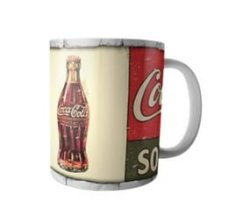 Coca-cola Themed Mug - White