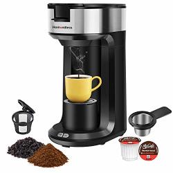 Single Serve K Cups Coffee Maker Brewer For K-cup Pods Ground Coffee &tea 2020 Upgraded 3-IN-1 Fast Brewing Coffee Machine With Thermal Drip Instant