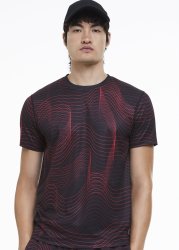 Striped Slim Fit Active T-Shirt